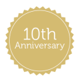 10th anniversary logo