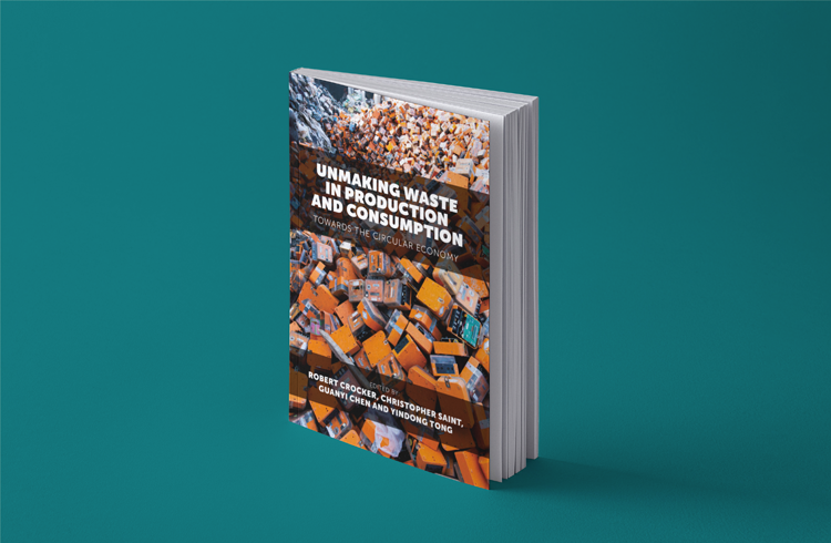 Unmaking Waste in Production Book Cover visual mockup