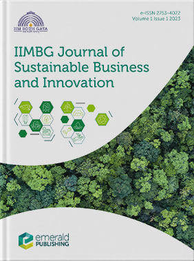IIMBG Journal of Sustainable Business and Innovation