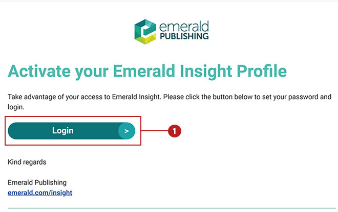 How can I create my own Emerald Insight user profile? | Emerald Publishing