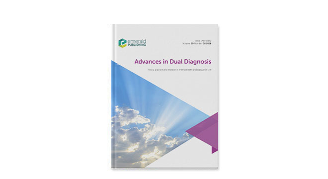 Advances in Dual Diagnosis cover