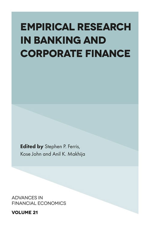 Advances in Financial Economics cover