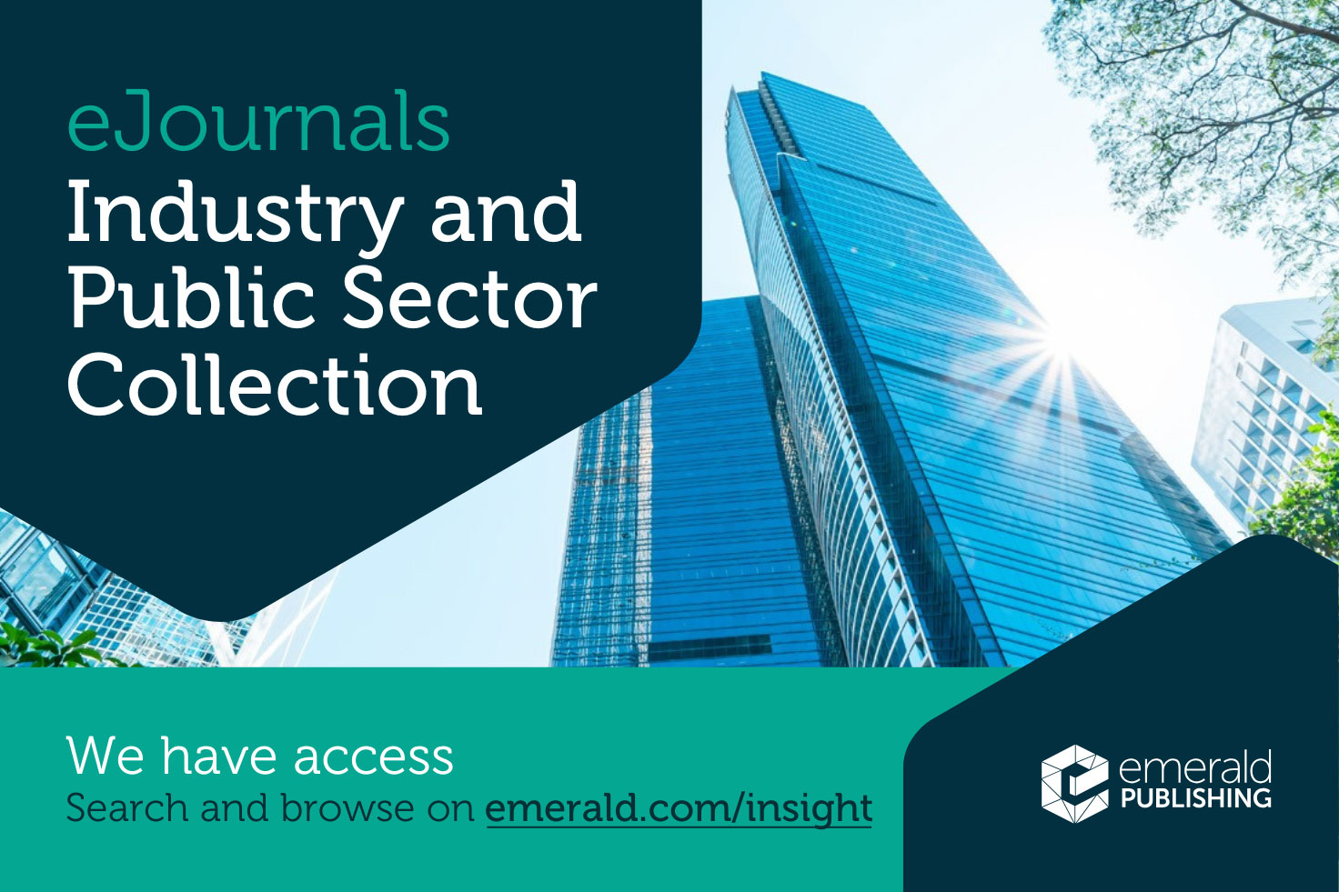 eJournals Industry and Public Sector access LinkedIn banner