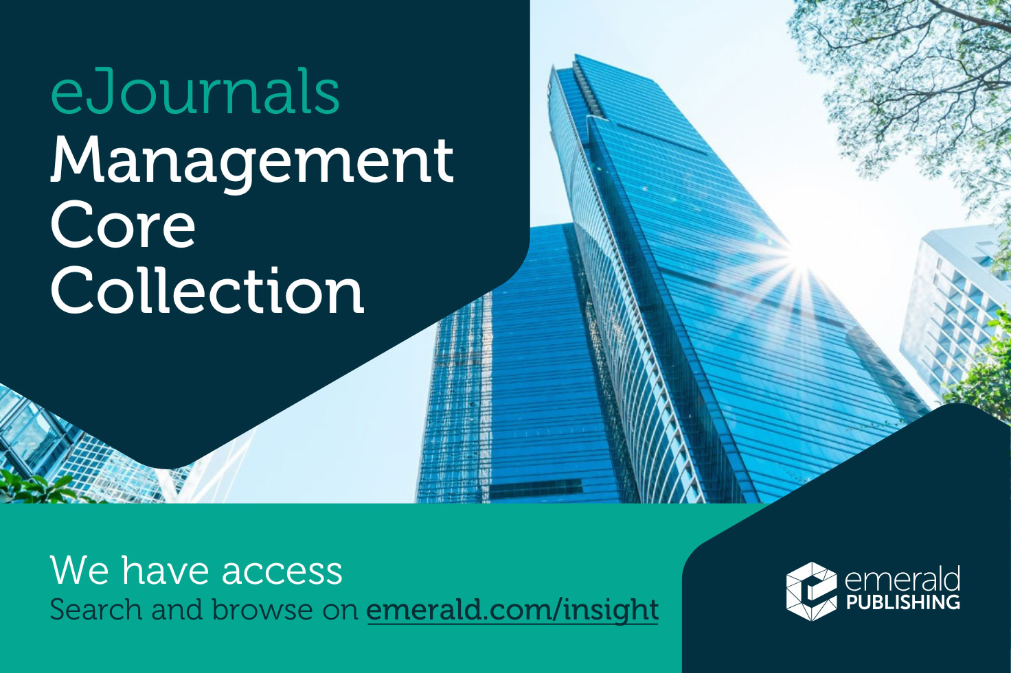 eJournals Management Core Collection access LinkedIn banner