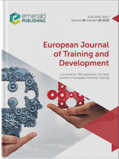 European Journal of Training and Development
