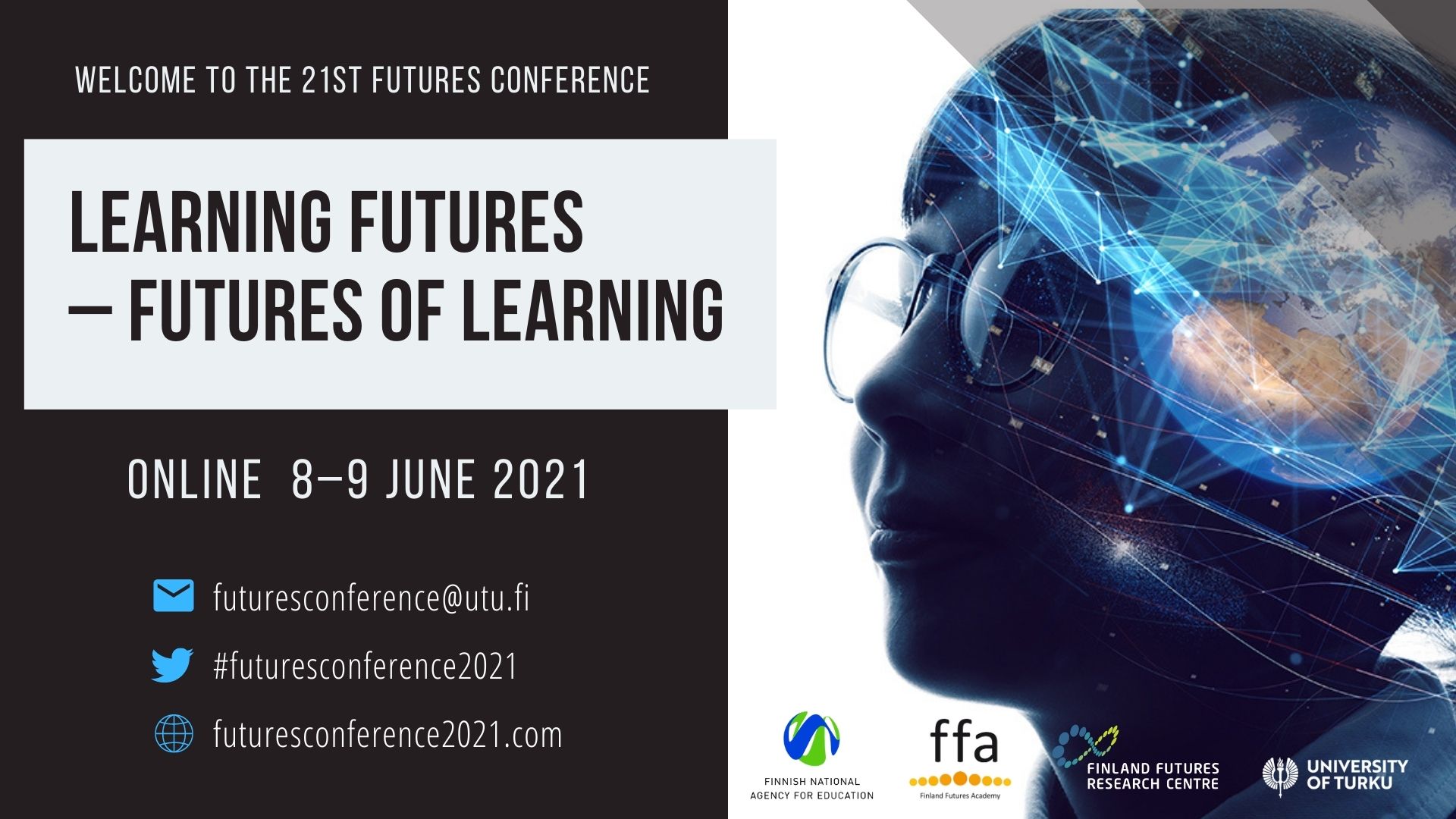Welcome to the 21st Futures conference, online 8-9 June 2021