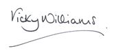 Vicky Williams signature
