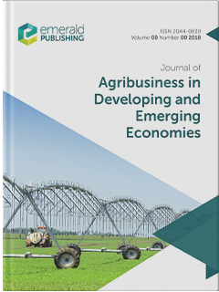 Journal of Agribusiness in Developing and Emerging Economies cover