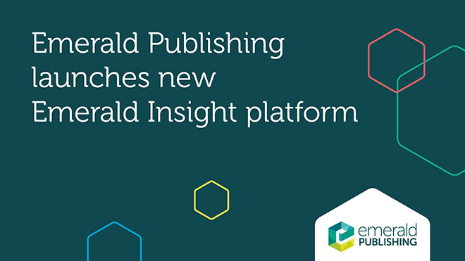 Emerald Publishing launches new Emerald Insight platform banner